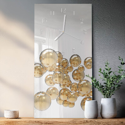 Horloge rectangulaire verticale Balles