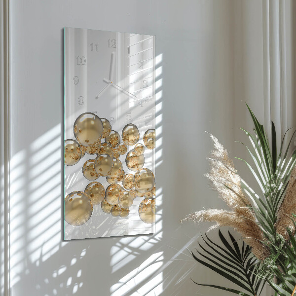 Horloge rectangulaire verticale Balles