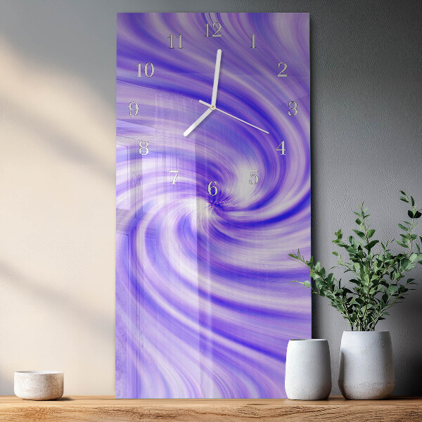 Horloge rectangulaire verticale Vortex