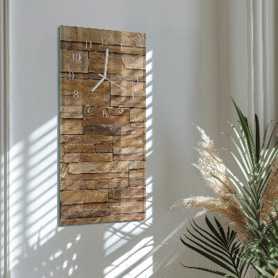 Horloge rectangulaire verticale Mâchefer