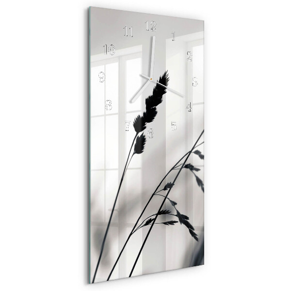 Horloge rectangulaire verticale Grain