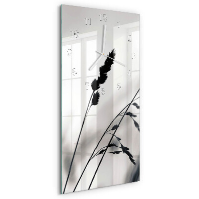 Horloge rectangulaire verticale Grain