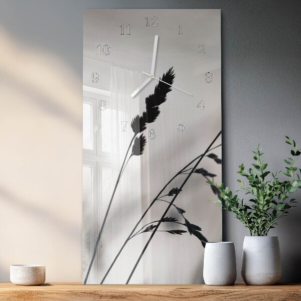 Horloge rectangulaire verticale Grain