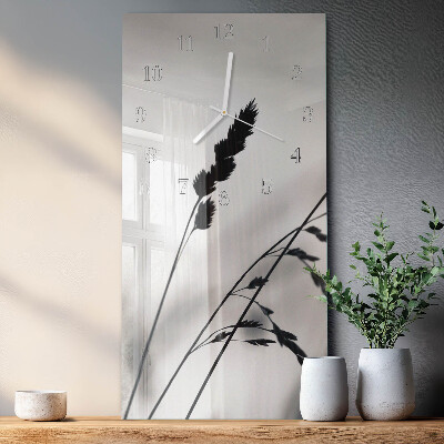 Horloge rectangulaire verticale Grain