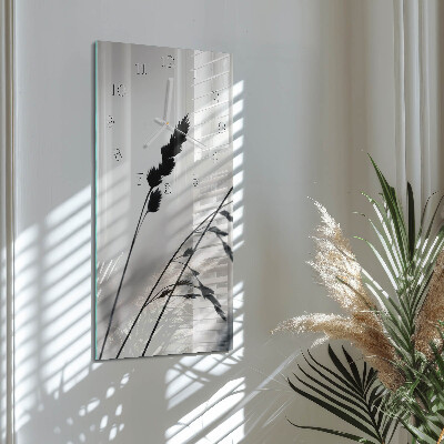 Horloge rectangulaire verticale Grain