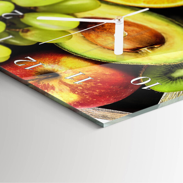 Horloge rectangulaire verticale Fruit