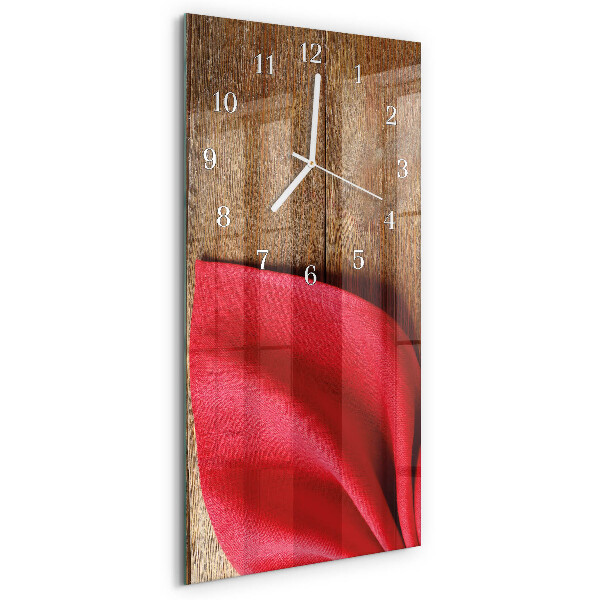 Horloge rectangulaire verticale Serviette de table