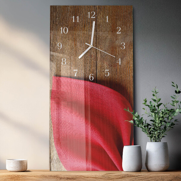 Horloge rectangulaire verticale Serviette de table