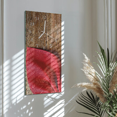 Horloge rectangulaire verticale Serviette de table