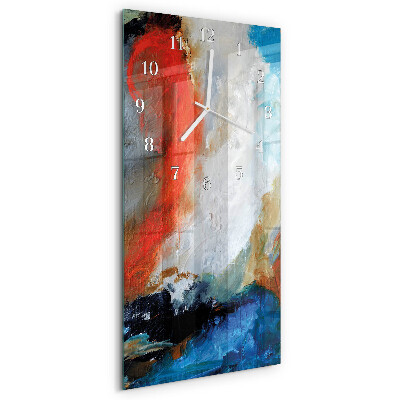 Horloge rectangulaire verticale Chaos