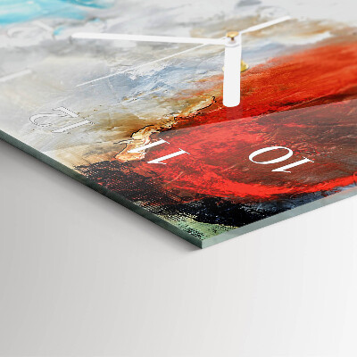 Horloge rectangulaire verticale Chaos