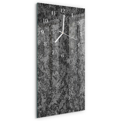 Horloge rectangulaire verticale Graphite