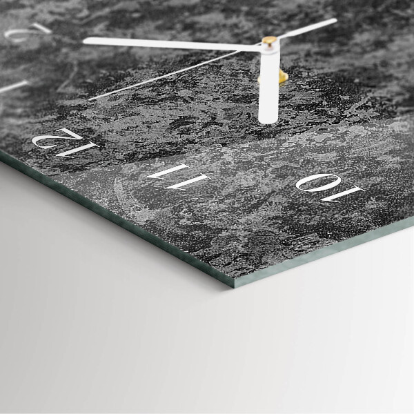 Horloge rectangulaire verticale Graphite