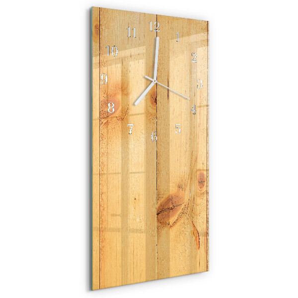 Horloge rectangulaire verticale Bois