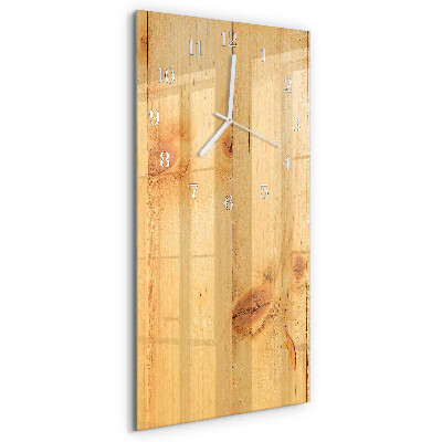 Horloge rectangulaire verticale Bois