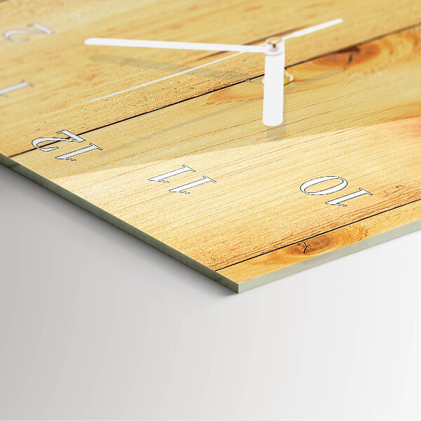 Horloge rectangulaire verticale Bois