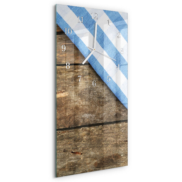 Horloge rectangulaire verticale Nappe