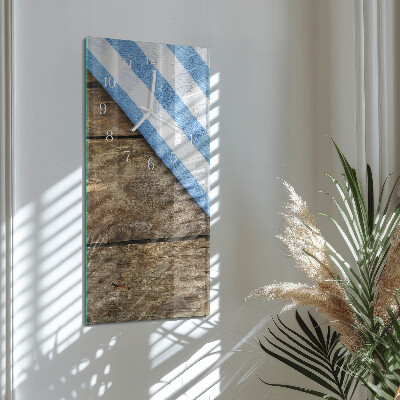 Horloge rectangulaire verticale Nappe