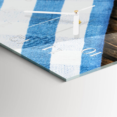 Horloge rectangulaire verticale Nappe