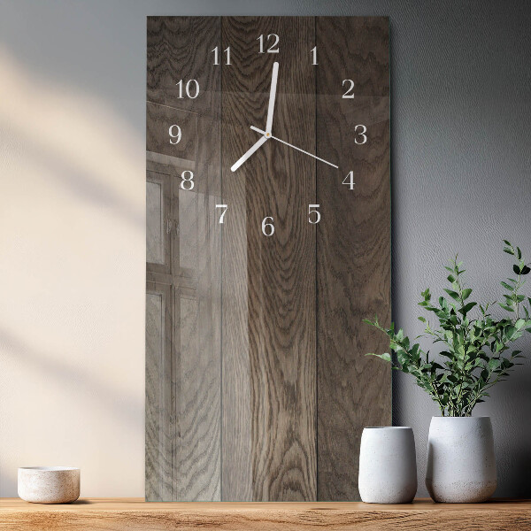 Horloge rectangulaire verticale Plaque