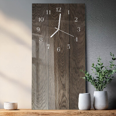 Horloge rectangulaire verticale Plaque