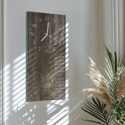 Horloge rectangulaire verticale Plaque