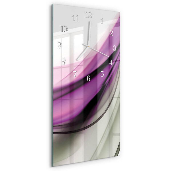 Horloge rectangulaire verticale Abstraction