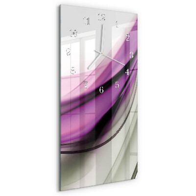 Horloge rectangulaire verticale Abstraction