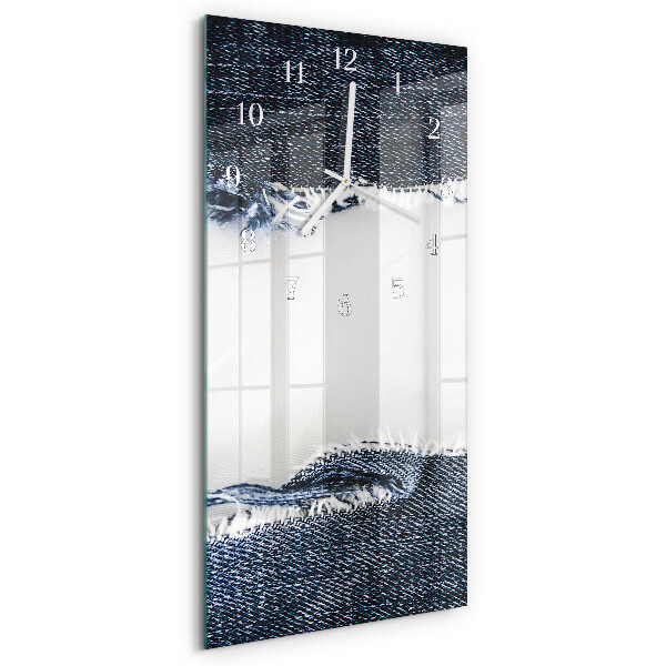 Horloge rectangulaire verticale Abstraction