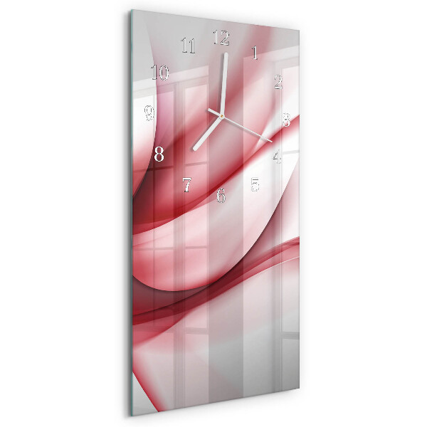 Horloge rectangulaire verticale Abstraction