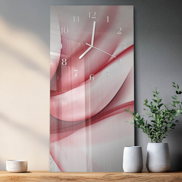 Horloge rectangulaire verticale Abstraction
