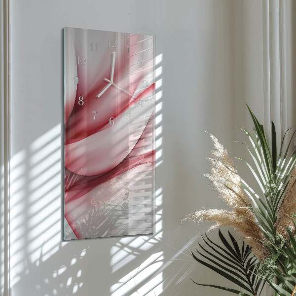 Horloge rectangulaire verticale Abstraction