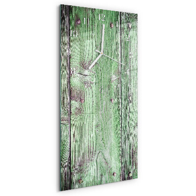 Horloge rectangulaire verticale Planche en bois
