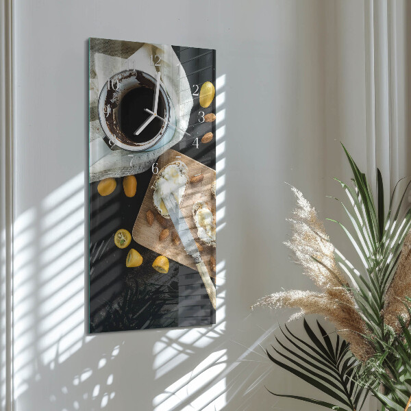 Horloge rectangulaire verticale Poignée de main