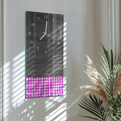 Horloge rectangulaire verticale Tableau