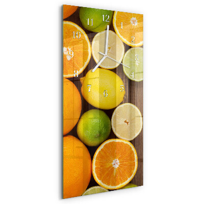 Horloge rectangulaire verticale Fruit
