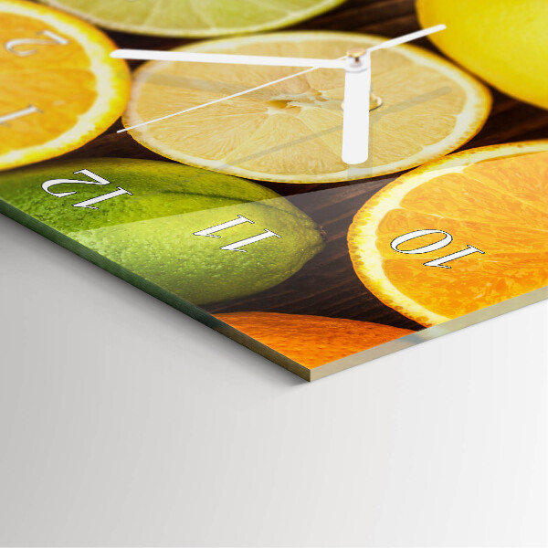 Horloge rectangulaire verticale Fruit