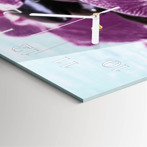 Horloge rectangulaire verticale Idée pour les orchidées