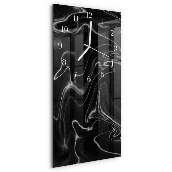 Horloge rectangulaire verticale Vague