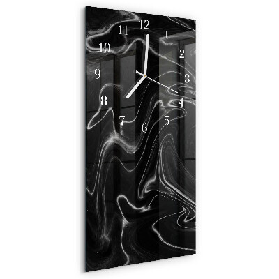 Horloge rectangulaire verticale Vague