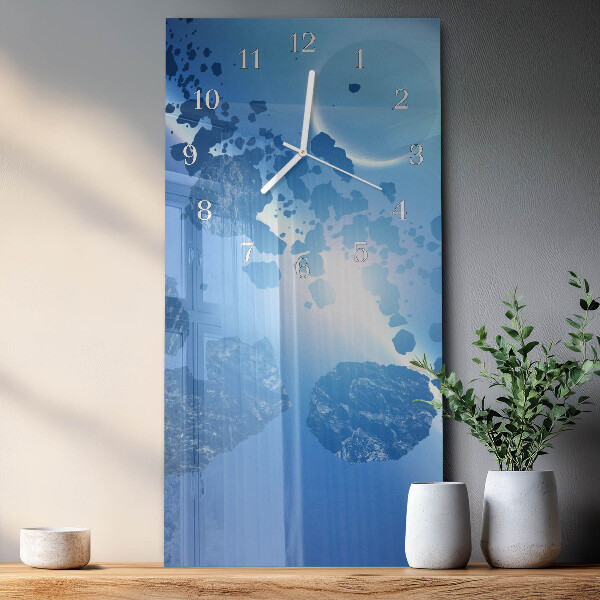 Horloge rectangulaire verticale Pierres du Ciel