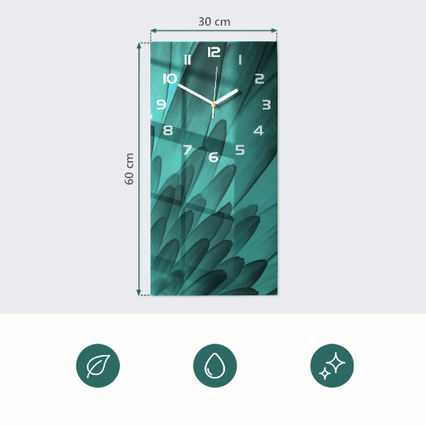 Horloge rectangulaire verticale Modèle