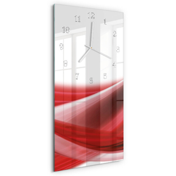 Horloge rectangulaire verticale Abstraction