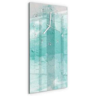 Horloge rectangulaire verticale Mur