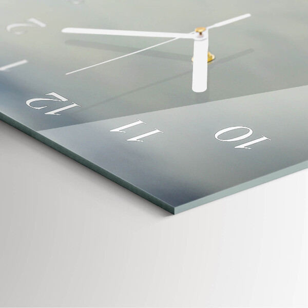 Horloge rectangulaire verticale Orchidée