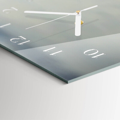 Horloge rectangulaire verticale Orchidée