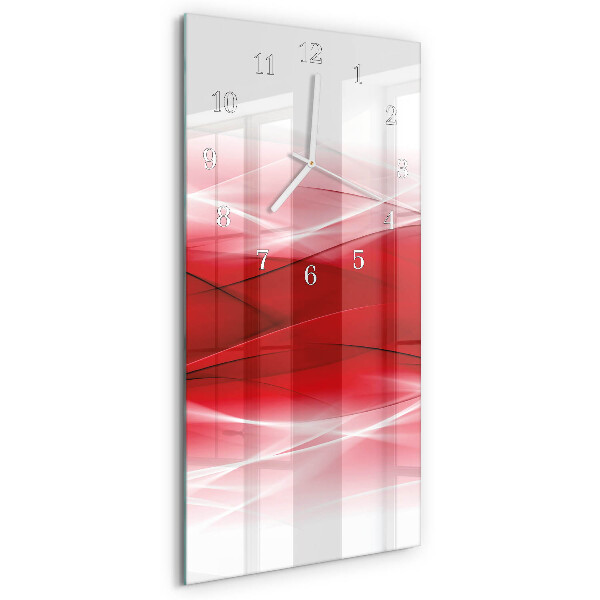 Horloge rectangulaire verticale Abstraction