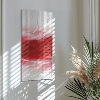 Horloge rectangulaire verticale Abstraction
