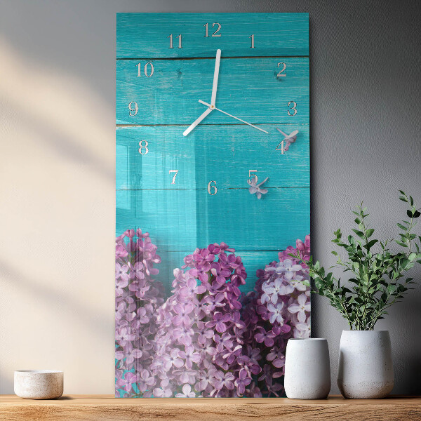Horloge rectangulaire verticale Arbre