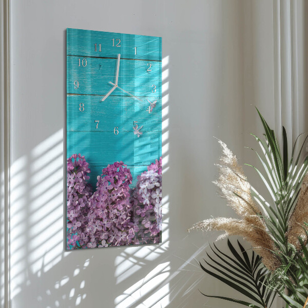 Horloge rectangulaire verticale Arbre